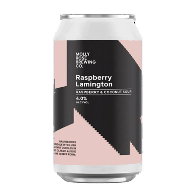 Molly Rose Raspberry Lamington Sour 375ml Can Craft Beer Molly Rose Brewing