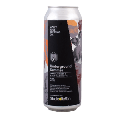Molly Rose Underground Summer Carrot, Ginger & Black Tea Grisette Craft Beer Molly Rose Brewing