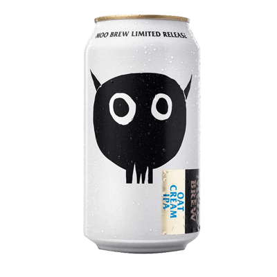 Moo Brew Oat Cream IPA 375ml Can Craft Beer Moo Brew