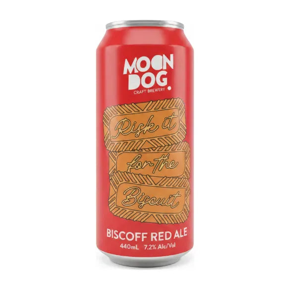 Moon Dog Biscoff Red Ale 440ml Can Craft Beer Moon Dog