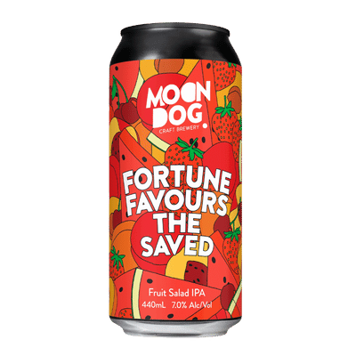 Moon Dog Fortune Favours the Saved Fruit Salad IPA 440ml Can Craft Beer Moon Dog Craft Brewery