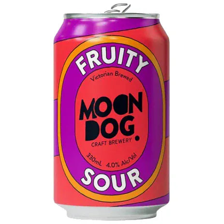 Moon Dog Fruity Sour Passion Fruit Orange Guava Sour Ale 330ml Can Craft Beer Moon Dog Brewing