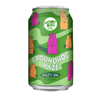 Moon Dog Groundhog Haze Hazy IPA Craft Beer Moon Dog Craft Brewery