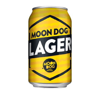 Moon Dog Lager 330ml Can Craft Beer Moon Dog Craft Brewery