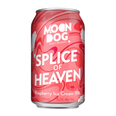 Moon Dog Splice of Heaven Raspberry Ice Cream IPA 330ml Can Craft Beer Moon Dog Craft Brewery
