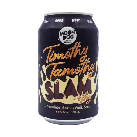 Moon Dog Timothy Tamothy Slam-othy Chocolate Biscuit Milk Stout 330ml Can Craft Beer Moon Dog