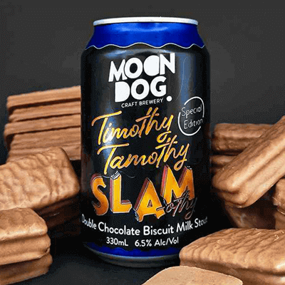 Moon Dog Timothy Tamothy Slam-othy Double Chocolate Biscuit Milk Stout 330ml Can Craft Beer Moon Dog Craft Brewery