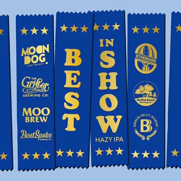 Moon Dog x Grifter x Moo Brew x BentSpoke x Otherside x Moffat Beach x Barossa Valley Best In Show Hazy IPA 440ml Can Craft Beer Moon Dog Craft Brewery