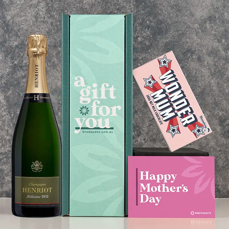 Mother's Day Champagne & Chocolate Hamper Champagne & Sparkling Brewquets