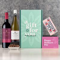 Mother's Day Duo Wine Hamper Red & White (Sauvignon Blanc & Shiraz) Gift Packs Brewquets