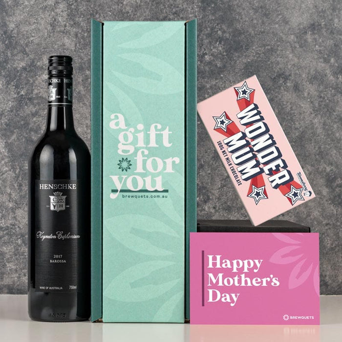 Mother's Day Wine & Chocolate Hamper Premium Red (+$40) Gift Packs Brewquets