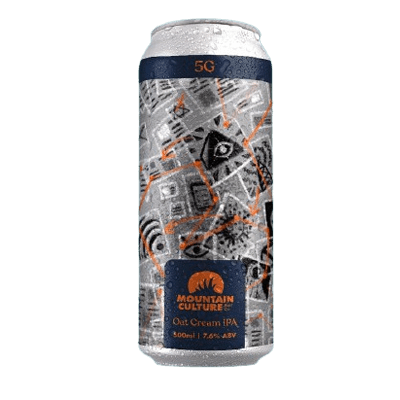 Mountain Culture 5G Oat Cream IPA 500ml Can Craft Beer Mountain Culture Beer Co.
