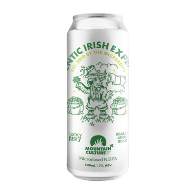 Mountain Culture Authentic Irish Experience Microdosed NEIPA 500ml Can Craft Beer Mountain Culture Beer Co.