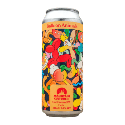 Mountain Culture Balloon Animals Oat Cream IPA 500ml Can Craft Beer Mountain Culture Beer Co.
