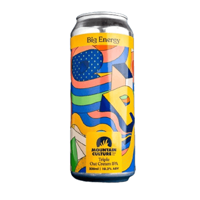 Mountain Culture Big Energy Triple Oat Cream IPA 500ml Can Craft Beer Mountain Culture Beer Co.