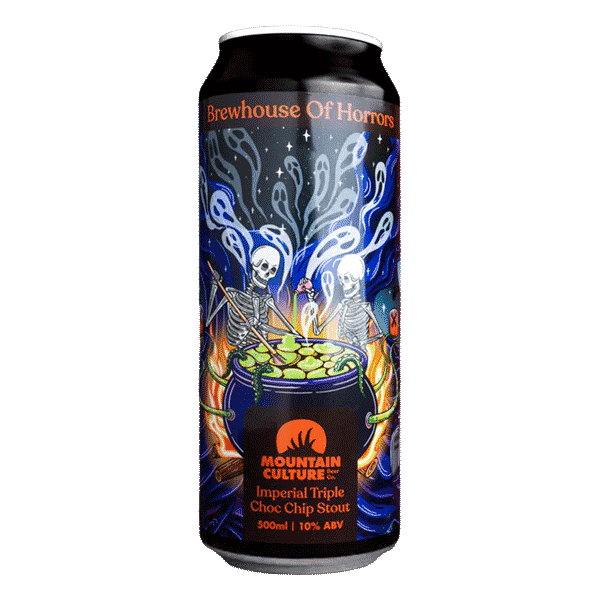 Mountain Culture Brewhouse Of Horror Imperial Triple Choc Chip Stout 500ml Can Craft Beer Mountain Culture Beer Co.
