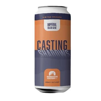 Mountain Culture Casting Shadows Imperial Black Gose Single Craft Beer Mountain Culture Beer Co.