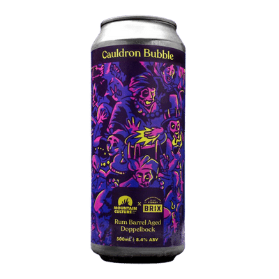 Mountain Culture Cauldron Bubble Rum Barrel Aged Doppelbock 500ml Can Craft Beer Mountain Culture Beer Co.