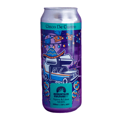 Mountain Culture Cinco De Cuatro Agave & Lime NEIPA 500ml Can Craft Beer Mountain Culture Beer Co.