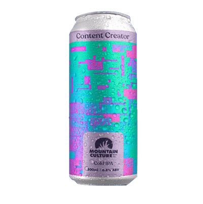 Mountain Culture Content Creator Cold IPA 500ml Can Craft Beer Mountain Culture Beer Co.