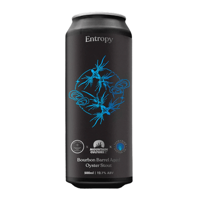 Mountain Culture Entropy Bourbon Barrel Aged Oyster Stout 500ml Can Craft Beer Mountain Culture Beer Co.