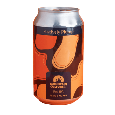 Mountain Culture Festively Plump Red IPA 355ml Can Craft Beer Mountain Culture Beer Co.