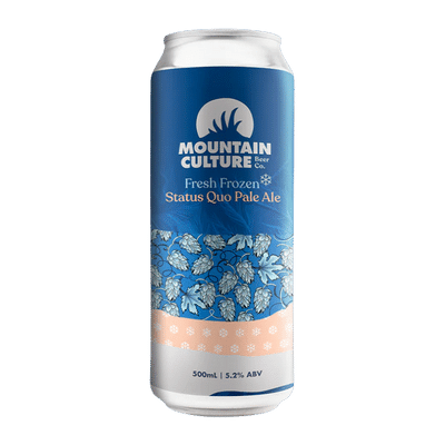 Mountain Culture Fresh Frozen Status Quo Pale Ale 500ml Can Craft Beer Mountain Culture Beer Co.