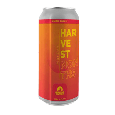 Mountain Culture Harvest Months Marzen Single Craft Beer Mountain Culture Beer Co.