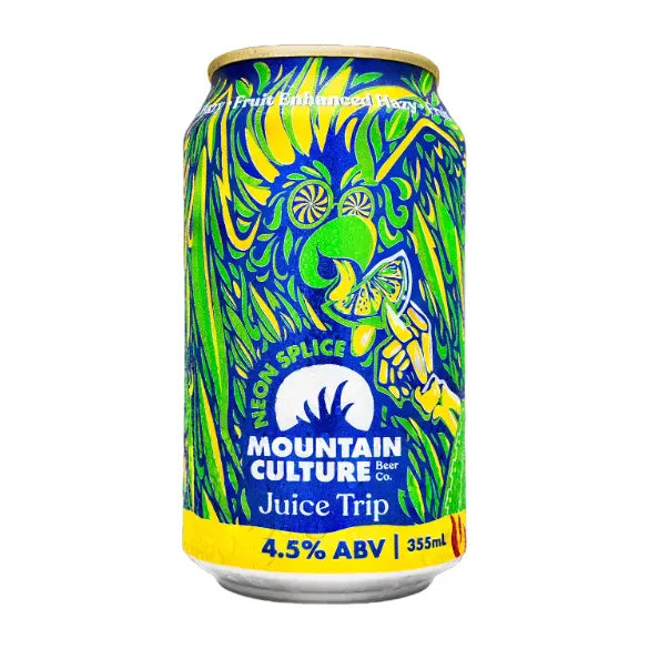 Mountain Culture Juice Trip Neon Splice Fruit Hazy IPA 355 ml Ccan Craft Beer Mountain Culture