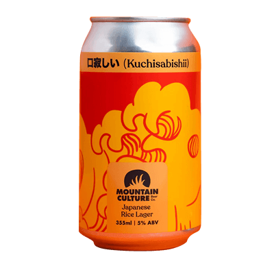 Mountain Culture Kuchisabishii Japanese Rice Lager 355ml Can Craft Beer Mountain Culture Beer Co.