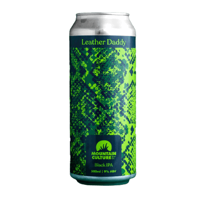 Mountain Culture Leather Daddy Black IPA 500ml Can Craft Beer Mountain Culture Beer Co.