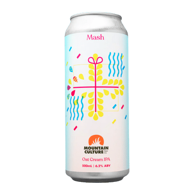Mountain Culture Mash Oat Cream IPA 500ml Can Craft Beer Mountain Culture Beer Co.