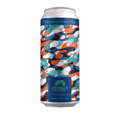 Mountain Culture Misadventure Man Oat Cream IPA 500ml Can Craft Beer Mountain Culture Beer Co.