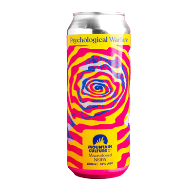 Mountain Culture Psychological Warfare Macrodosed NEIPA 500ml Can Craft Beer Mountain Culture Beer Co.