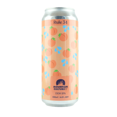 Mountain Culture Rule 34 DDH IPA 500ml Can Craft Beer Mountain Culture Beer Co.