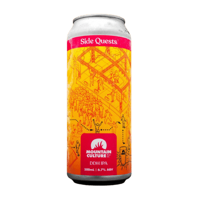 Mountain Culture Side Quests DDH IPA 500ml Can Craft Beer Mountain Culture Beer Co.