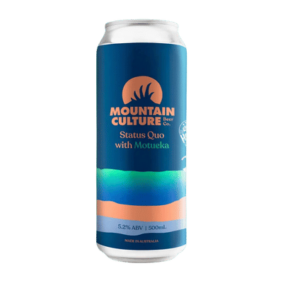 Mountain Culture Status Quo With Motueka Hazy Pale Ale 500ml Can Craft Beer Mountain Culture Beer Co.