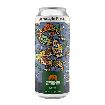 Mountain Culture Strategic Sushi NEIPA 500ml Can Craft Beer Mountain Culture Beer Co.