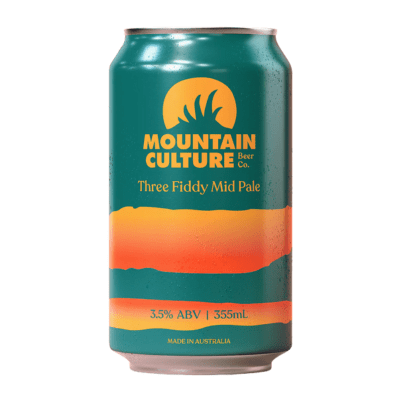 Mountain Culture Three Fiddy Mid Pale Ale 355ml Can Craft Beer Mountain Culture Beer Co.