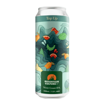 Mountain Culture Top Up West Coast IPA 500ml Can Craft Beer Mountain Culture Beer Co.