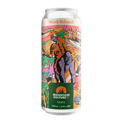 Mountain Culture Work Related NEIPA 500ml Can Craft Beer Mountain Culture Beer Co.