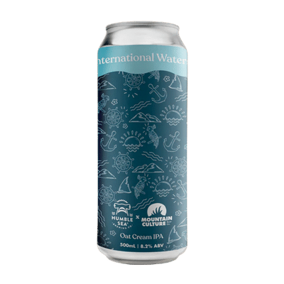 Mountain Culture x Humble Sea International Waters Oat Cream IPA 500ml Can Craft Beer Mountain Culture Beer Co.