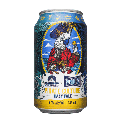 Mountain Culture x Pirate Life Pirate Culture Hazy Pale Ale 355ml Can Mountain Culture Beer Co.