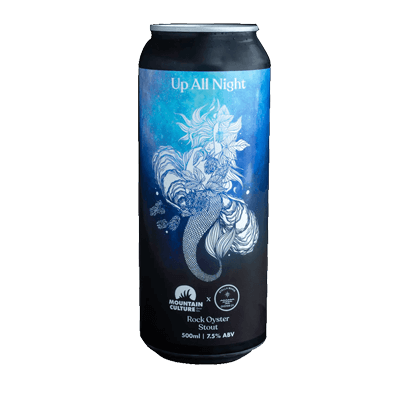 Mountain Culture x Stella Maris Oyster Co Up All Night Rock Oyster Stout 500ml Can Craft Beer Mountain Culture Beer Co.