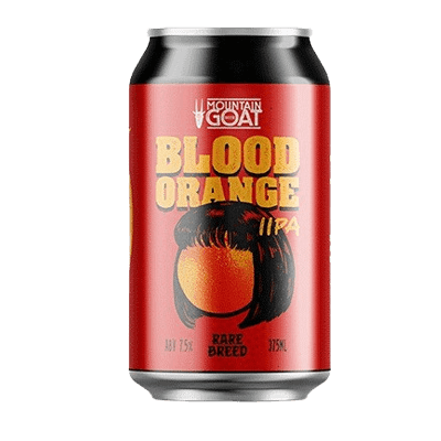 Mountain Goat Rare Breed Blood Orange IIPA 375ml Can Craft Beer Mountain Goat Beer