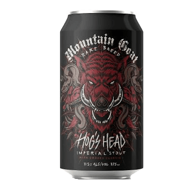 Mountain Goat Rare Breed Hog's Head Imperial Stout 375ml Can Craft Beer Mountain Goat Beer