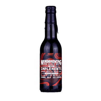 Nerd Implements 2021 Imperial Chocolate Truffle Stout Salted Almond Edition 330ml Bottle Craft Beer Nerd