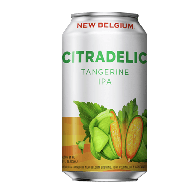 New Belgium Citradelic Tangerine IPA 355ml Can New Belgium Brewing Company
