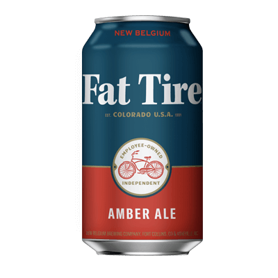 New Belgium Fat Tire Amber Ale 355ml Can New Belgium Brewing Company