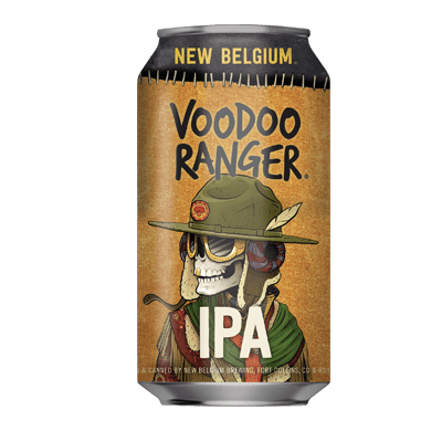 New Belgium Voodoo Ranger IPA 355ml Can Craft Beer New Belgium Brewing Company